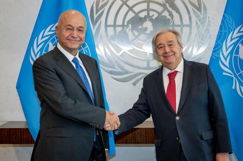 Former Iraqi President Barham Salih to Become New U.N. High Commissioner for Refugees